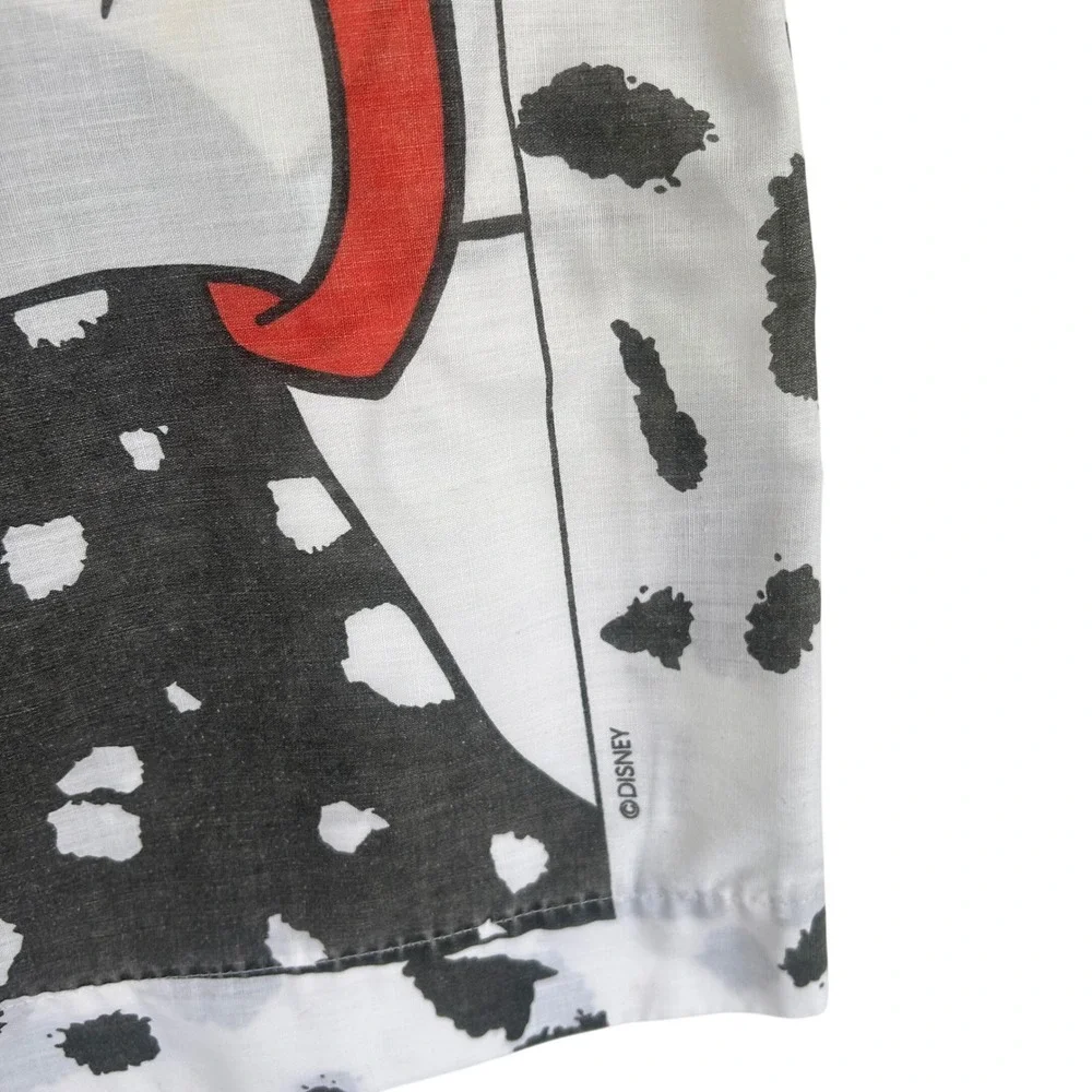 Disney 101 Dalmatians Pillowcase Standard Vintage 90s Pongo Perdita Spotted